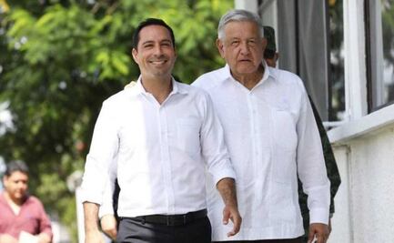 AMLO supervisa, junto con el gobernador de Yucatán, avances del Tren Maya