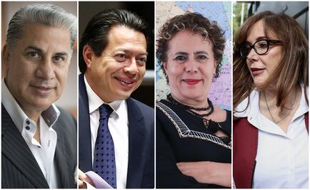 ¿Quiénes son los cuatro que van por la dirigencia nacional de Morena?