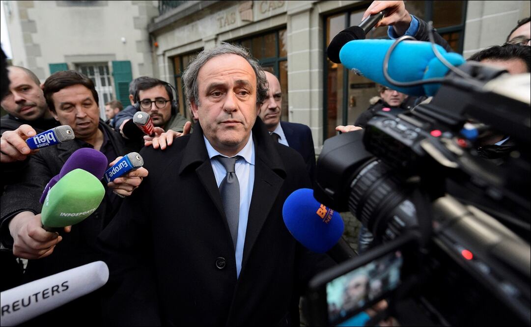 Antigua estrella del fútbol francés Michel Platini. Foto: EFE