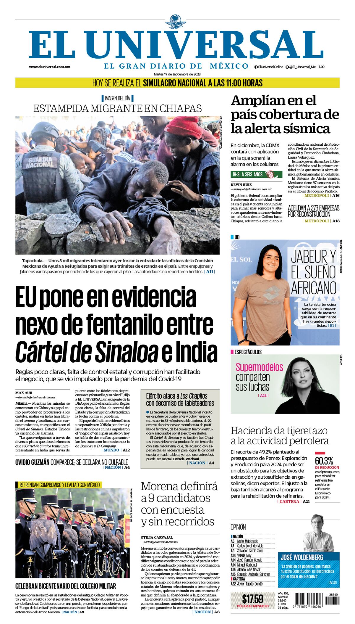 Portada impresa