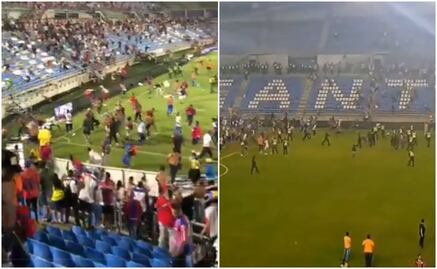 Muere un aficionado tras pelea de barras en el futbol de Colombia