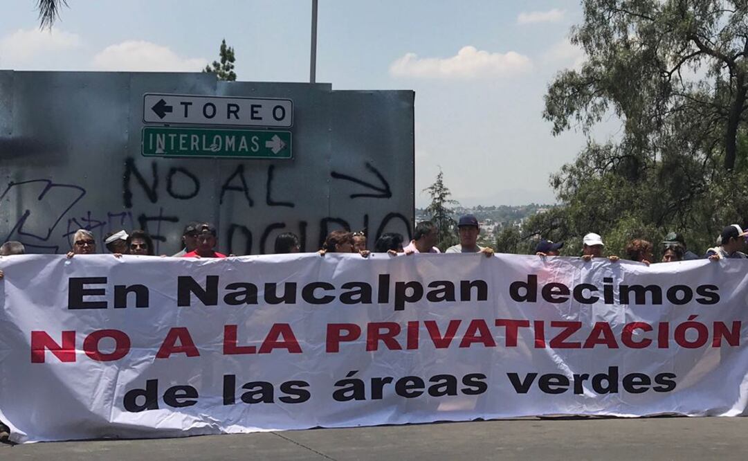 Los vecinos se han manifestado en numerosas ocasiones en contra de lo que ellos consideran privatizaciones de áreas verdes. Foto: Archivo EL UNIVERSAL