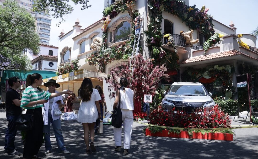 Polanco se llena de color y arte; inicia la sexta edición del Festival de Flores. Foto: Fernanda Rojas