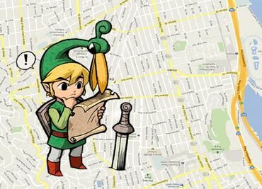 Google Maps sorprende a fans de The Legend of Zelda