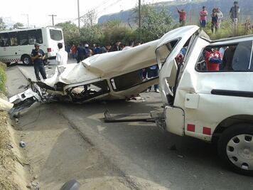 Sube número de lesionados por choque en Rincón Verde