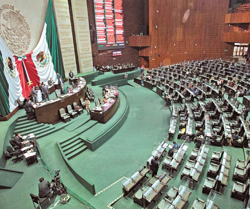 En la sesión de ayer, el pleno de la Cámara de Diputados aprobó el dictamen con 426 votos a favor, uno en contra y tres abstenciones. Foto: Mario Jasso. CUARTOSCURO