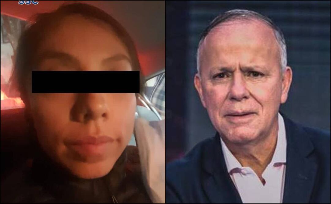 La licenciada y Ciro Gómez. Foto: EL UNIVERSAL