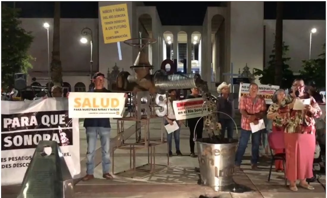 A diez años de distancia, los más de 22 mil afectados de los municipios de Arizpe, Banámichi, Huépac, San Felipe de Jesús, Baviácora, Aconchi y Ures, y zona rural de Hermosillo, continúan exigiendo justicia. Foto: Especial