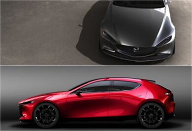Mazda presenta el futuro aspecto del Mazda3 y Mazda6