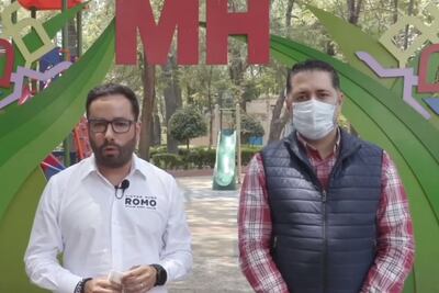 Víctor Hugo Romo anuncia que suma a su campaña al panista Hugo Torres Soumaya