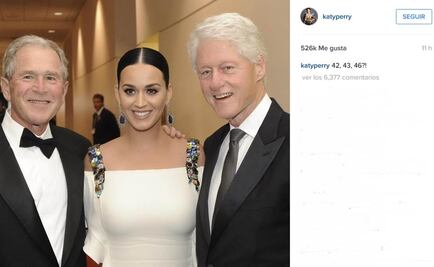 Katy Perry y su encuentro con Bush y Clinton