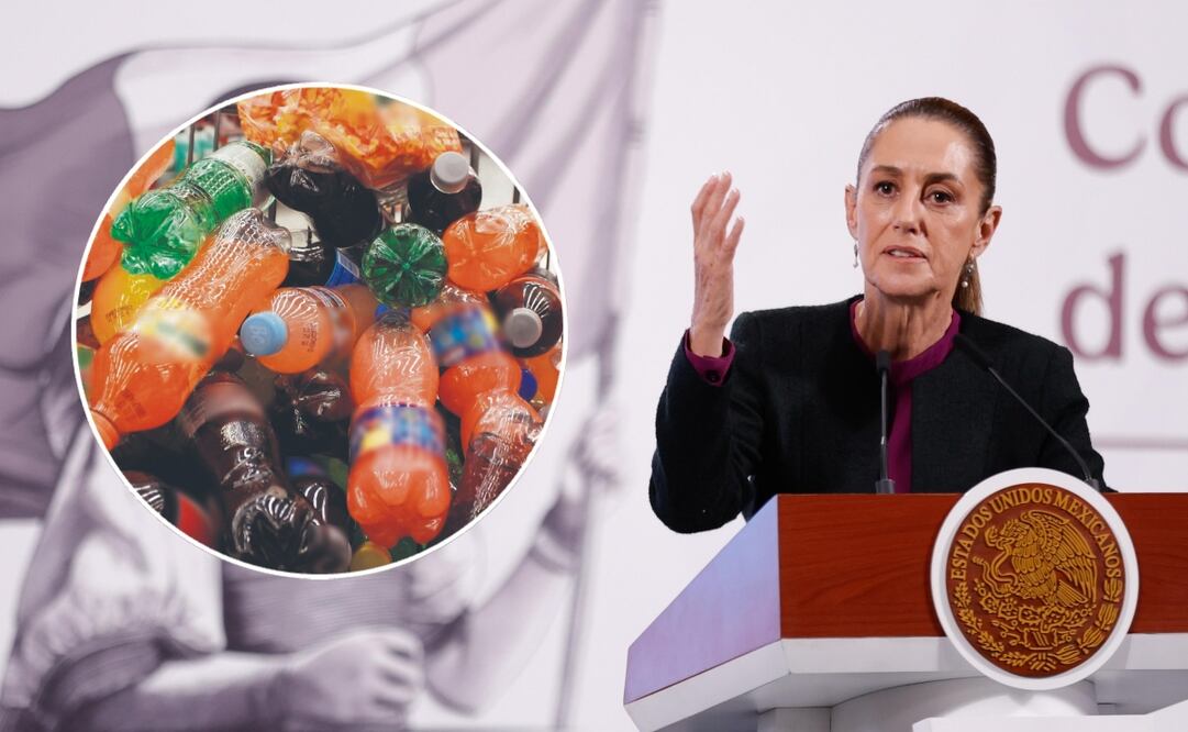 Claudia Sheinbaum alista campaña contra el consumo de refrescos por causar afectaciones a la salud de los mexicanos. Foto: Diego Simón / EL UNIVERSAL
