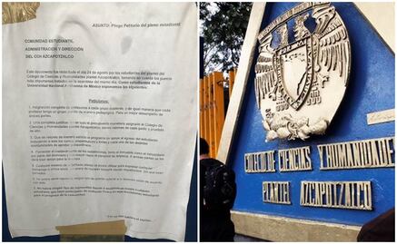 Alumnos estallan paro en CCH Azcapotzalco