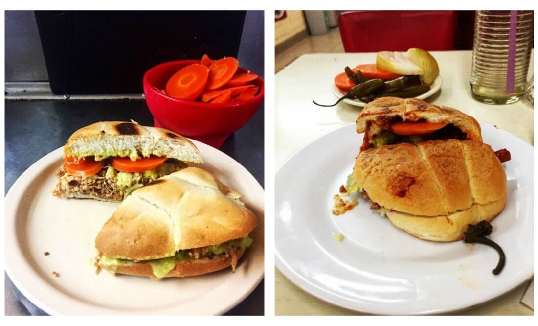 Foto: Alonso Ruvalcaba-Casa del Pavo torta de pavo/La Rambla torta de lomo adobado