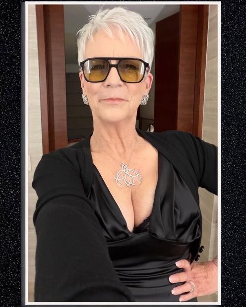 Corte pixie en capas. Foto: Instagram @jamieleecurtis
