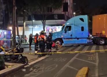 Tráiler atropella y mata a hombre en la Cuauhtémoc; viajaba en patín eléctrico