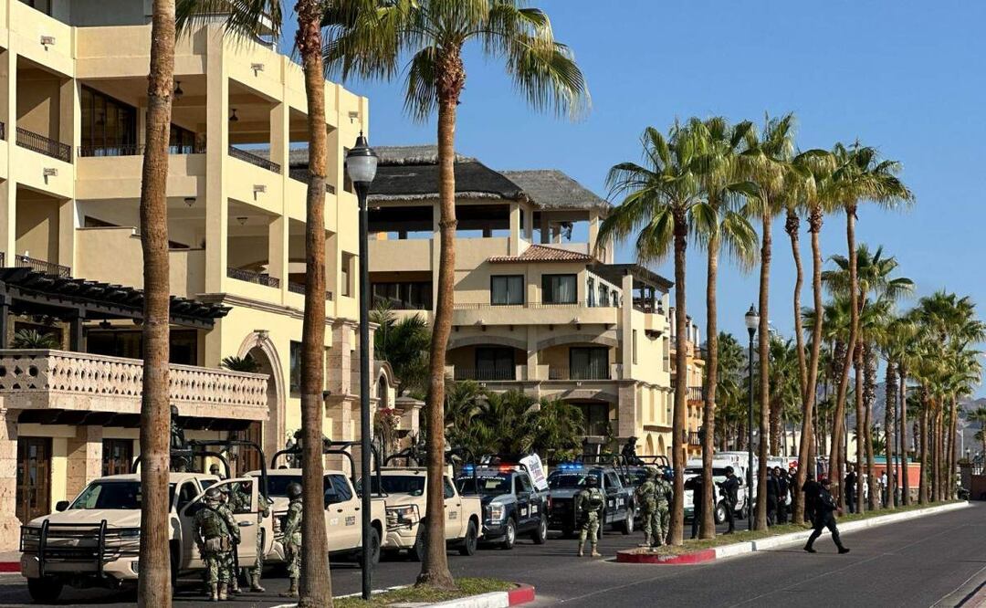 En esta Semana Santa, participan más de mil elementos de seguridad para la vigilancia de las diferentes playas de Baja California Sur (15/04/2025). Foto: Especial