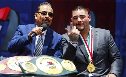 Papá de Andy Ruiz, molesto por el despilfarro de su hijo