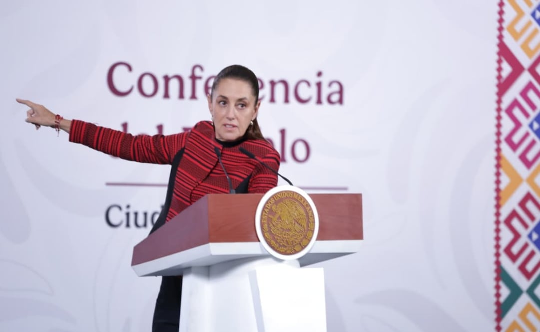 Claudia Sheinbaum Pardo en su conferencia matutina del 30 de marzo de 2026. Foto: Fernanda Rojas / EL UNIVERSAL