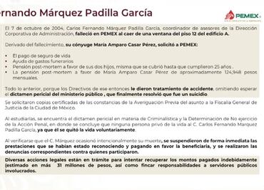 Director de Pemex acusa de supuesta corrupción a María Amparo Casar, presidenta de Mexicanos contra la Corrupción