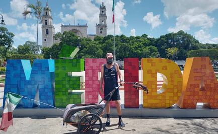 Jonas Deichmann, el “Forrest Gump” alemán, llega a Mérida, Yucatán
