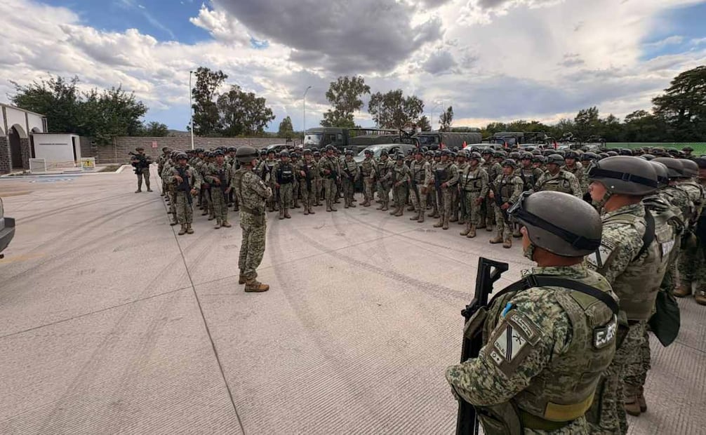 Envío de 600 elementos del Ejército mexicano a Durango. Foto: Secretaría de la Defensa Nacional (Defensa).