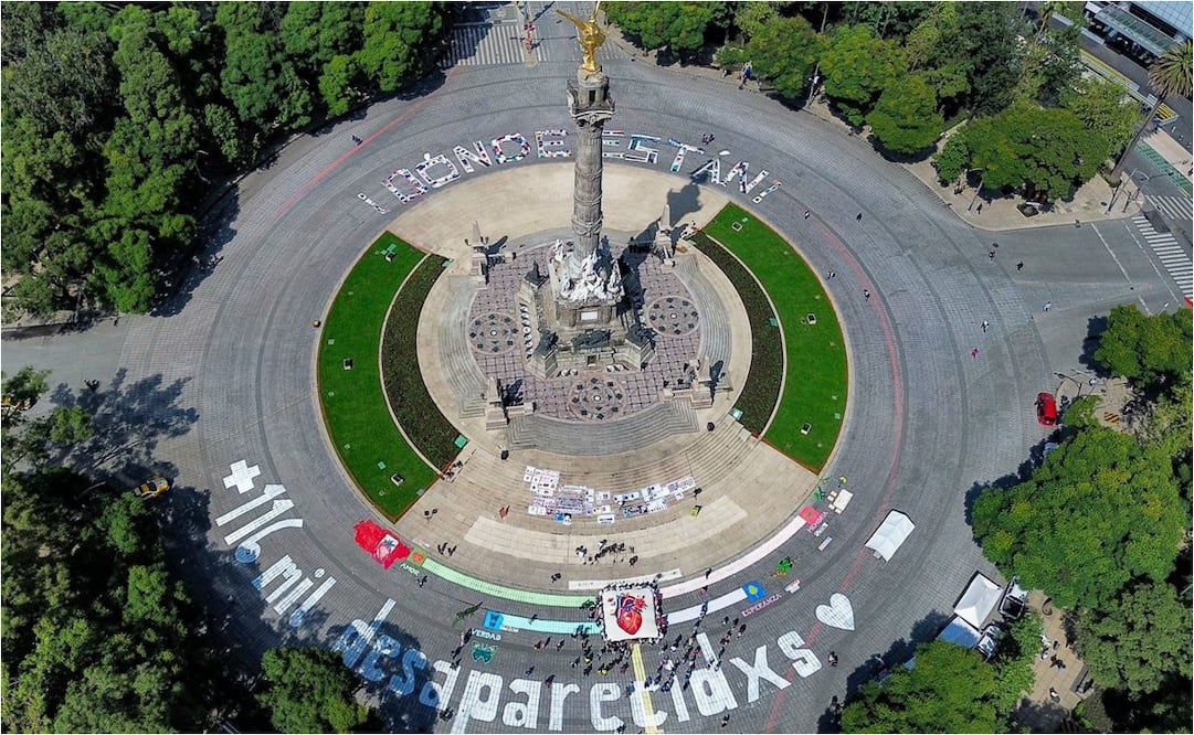 Familiares de personas desaparecidas protestan en la CDMX. Foto: Hugo Salvador/EL UNIVERSAL