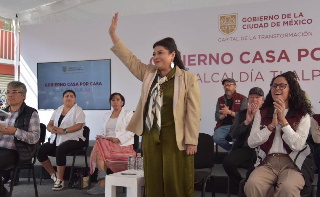 Clara Brugada, anuncia que a partir del próximo domingo 10 de noviembre arrancará la entrega de los primeros apoyos sociales (07/11/2024). Foto: Especial