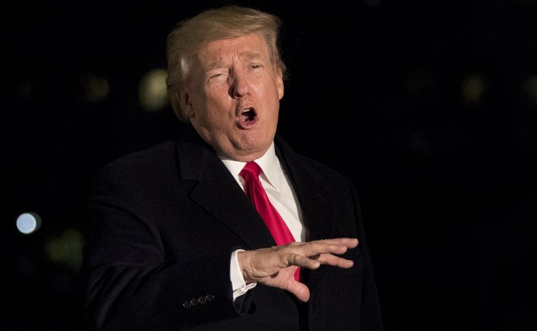 El presidente Donald Trump habla con los periodistas a su llegada a la Casa Blanca en Washington. Foto: Ilustrativa. AP