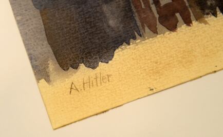 Decomisan en Alemania obras de Hitler cuya autenticidad es dudosa