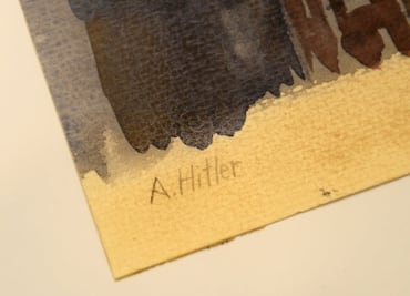 Decomisan en Alemania obras de Hitler cuya autenticidad es dudosa