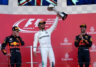 Lewis Hamilton se corona en el GP de Japón
