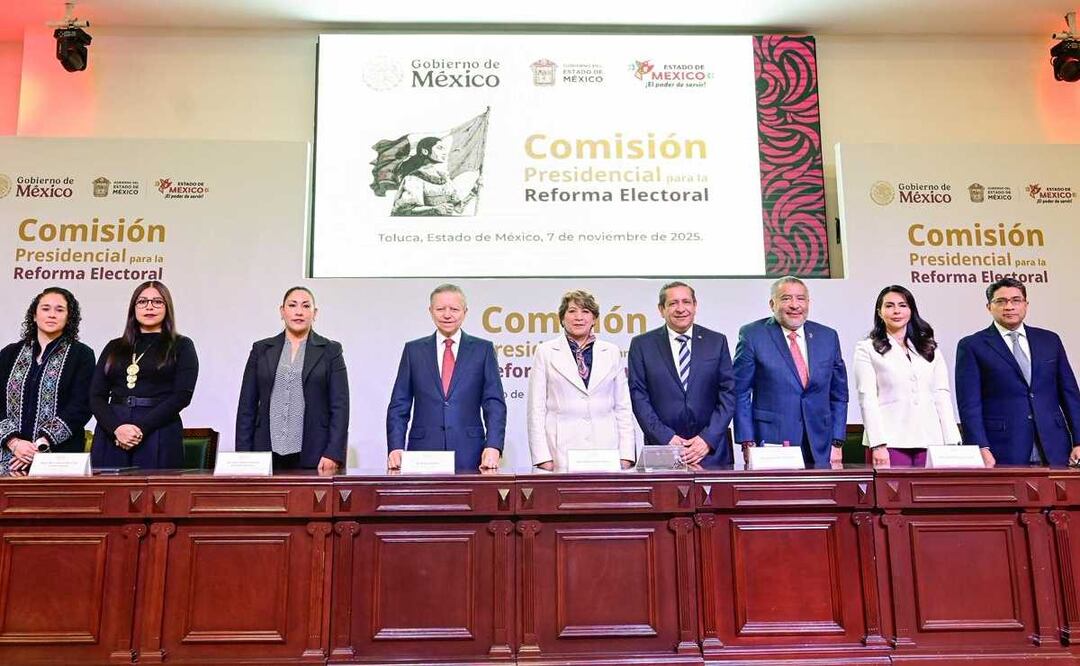 Se realiza la reunión de la Comisión Presidencial para la Reforma Electoral (07/11/2025). Foto: Especial