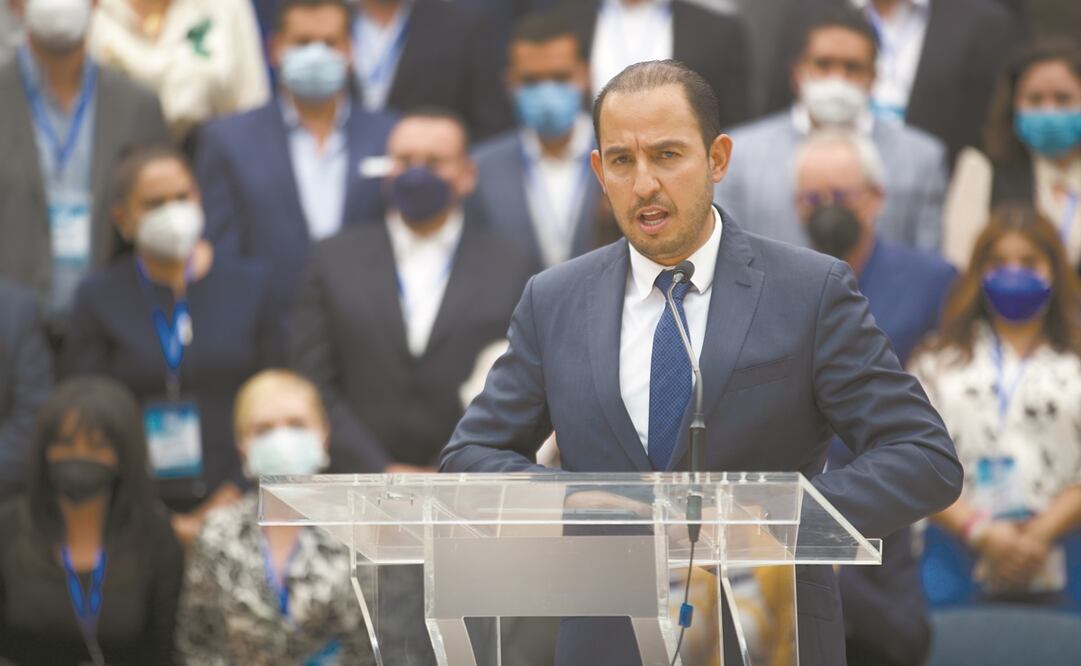 Con el gobierno de la 4T el país se ha convertido en una fábrica de pobres, aseguró Marko Cortés, del PAN. Foto: ARCHIVO EL UNIVERSAL