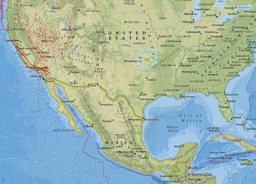 Sismo de 5 grados sacude Oklahoma
