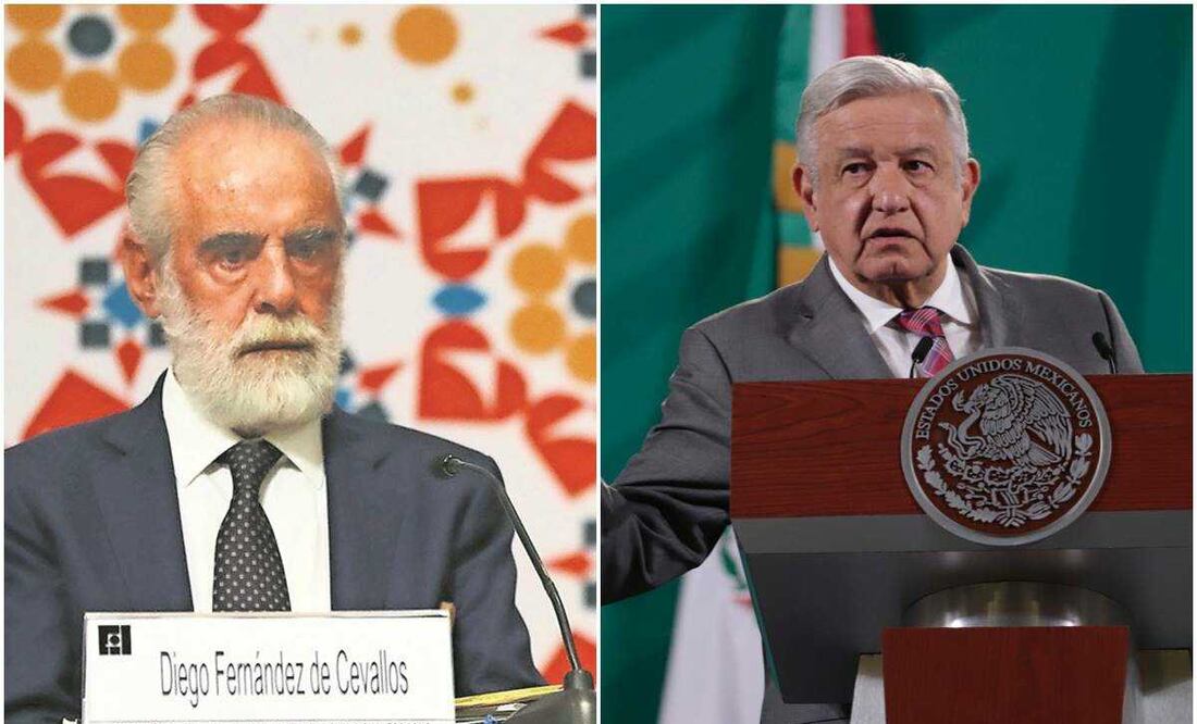 El "Jefe" Diego y AMLO, en la imagen.
