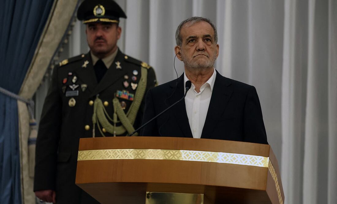 Masud Pezeshkian, presidente de Irán. Foto: AFP