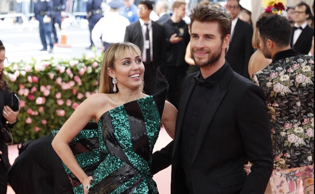 Miley Cyrus y Liam Hemsworth. Foto: Archivo 