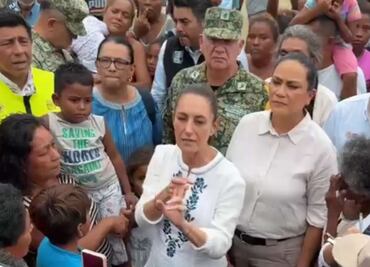 Sheinbaum se compromete a atender daños causados por huracán "Erick"; "siempre vamos a estar cerca de la gente", asegura