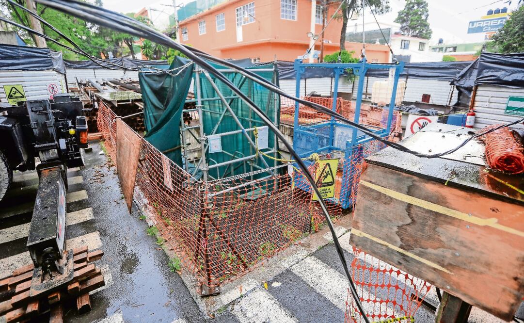 Vecinos de Álvaro Obregón acusan hundimientos por las obras de la ampliación de la Línea 12. Foto: Archivo / EL UNIVERSAL