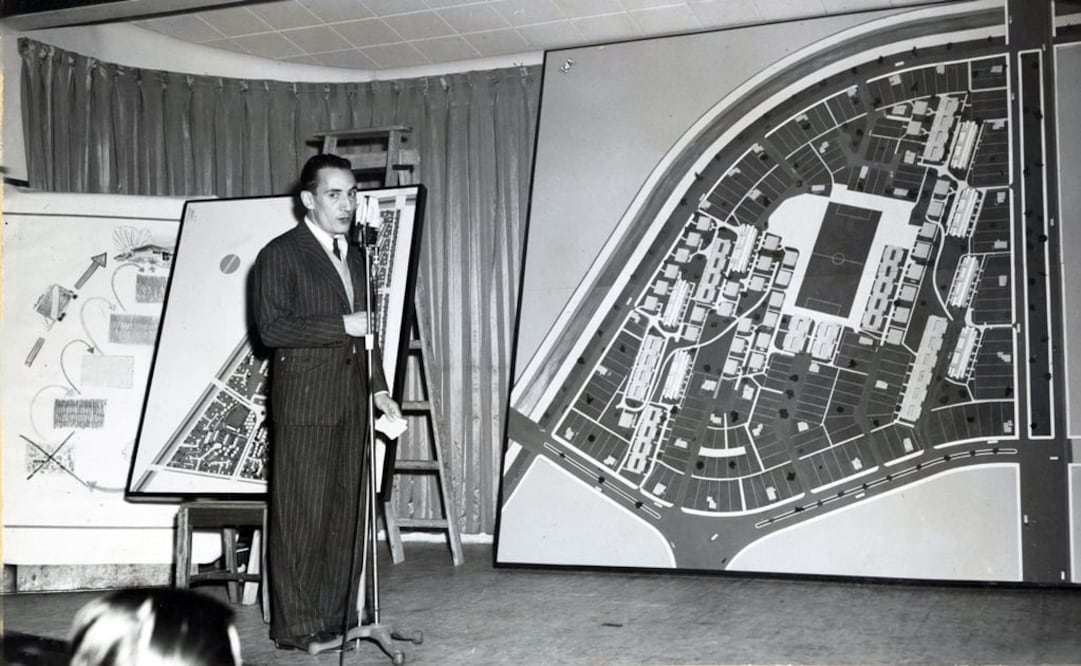 Mario Pani estuvo a cargo de la realización de varios complejos en la Ciudad de México. Foto: Archivo EL UNIVERSAL