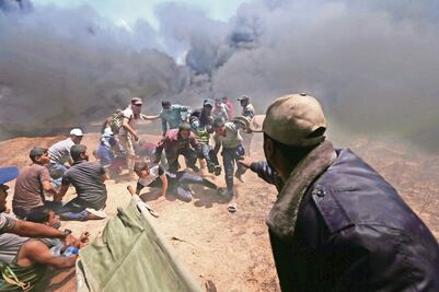 Ejército israelí mata a 58 palestinos