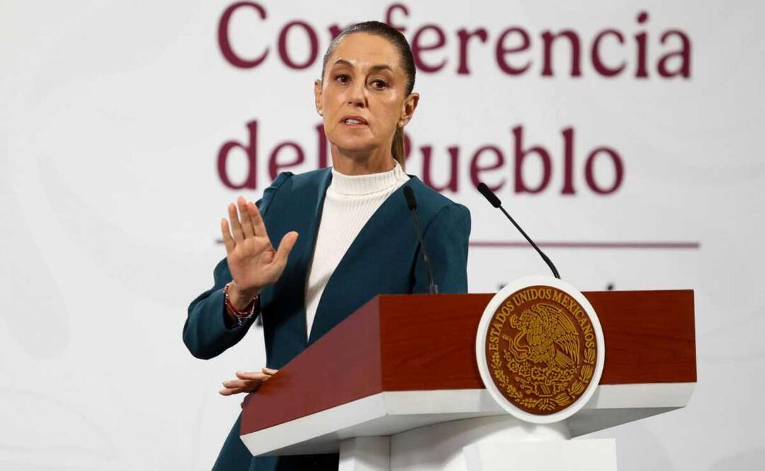 La presidenta Claudia Sheinbaum durante su conferencia mañanera del 13 de octubre del 2025. Foto: Cuartoscuro