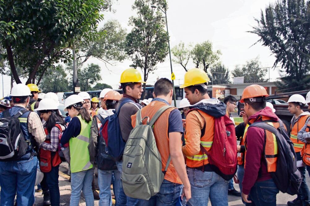Una de las brigadas de profesores y alumnos (CORTESÍA FACULTAD DE INGENIERÍA)