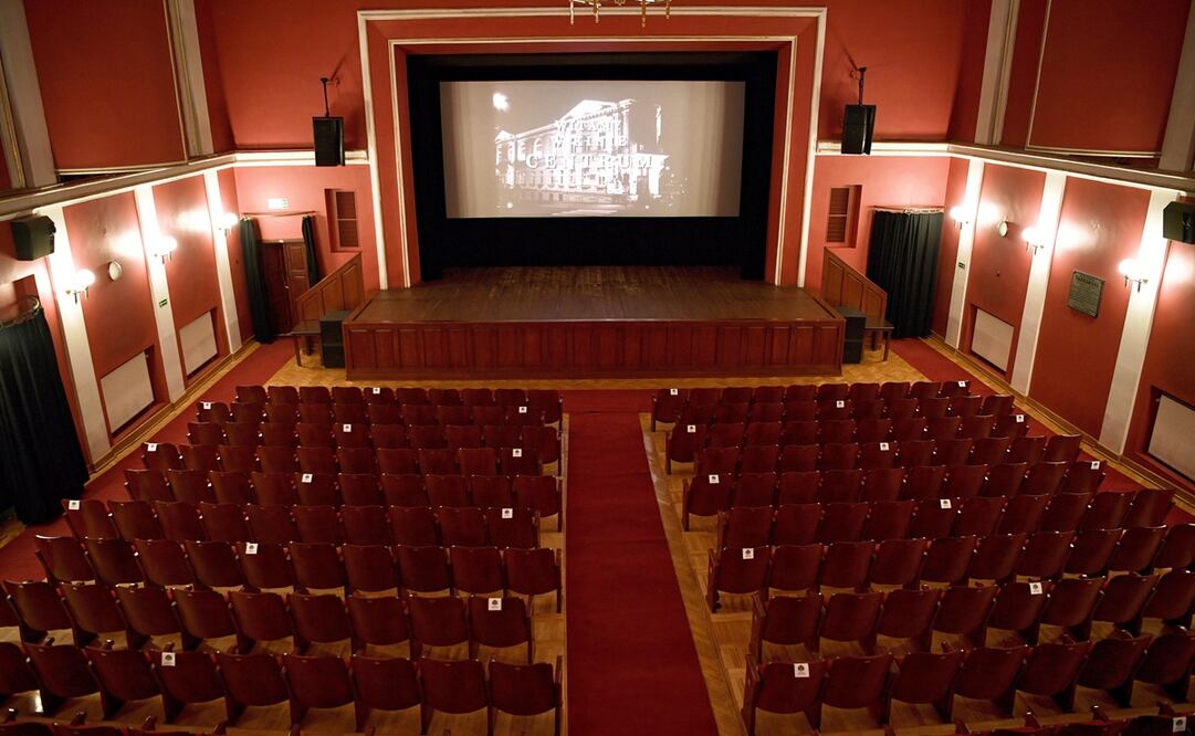 Sala de cine en Polonia. Foto: EFE