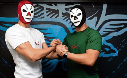 Los Hermanos Calavera, estrellas del ring y jóvenes empresarios