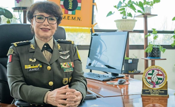 Olda Lidia Juárez Patiño, directora del Hospital Militar. Foto: Santiago Cadena / EL UNIVERSAL