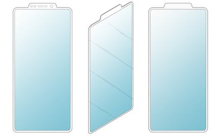 Samsung trabaja en un celular con notch fuera de la pantalla