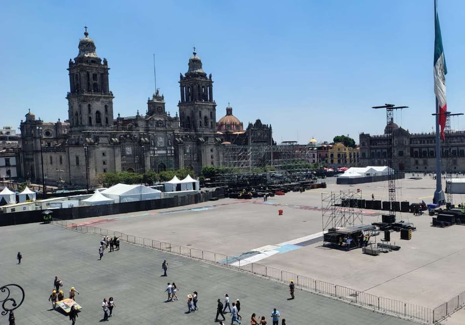 Reservaciones en terrazas del zócalo capitalino alcanzan hasta los 890 pesos por concierto de 31 Minutos. Foto: Arantxa Meave / EL UNIVERSAL