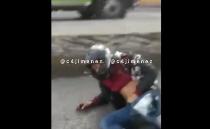 "Ahí te viene la tira wey": video muestra a sicario herido tras balacera en el AICM